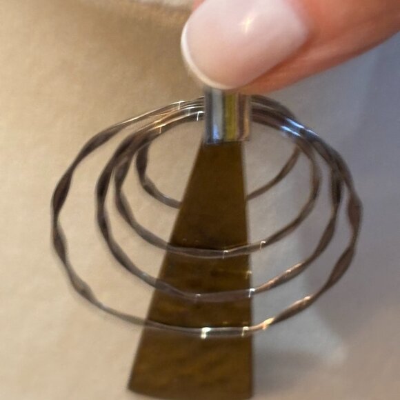 Robert Lee Morris (RLM) Studio Sterling Silver- Brass Necklace - Picture 8 of 13